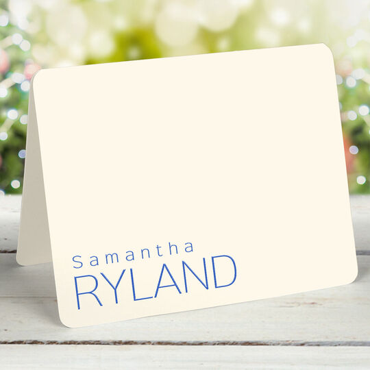 Elevated Corner Folded Note Cards